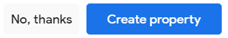 Create Property Button